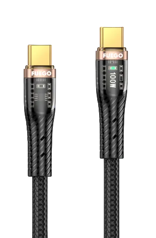 Fuego (Type C to Type C) 2m (FG229) Black