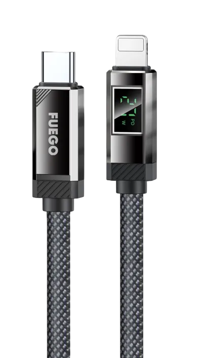 Fuego (Type C to Type Lightning) 1.2m (FG2I) Black