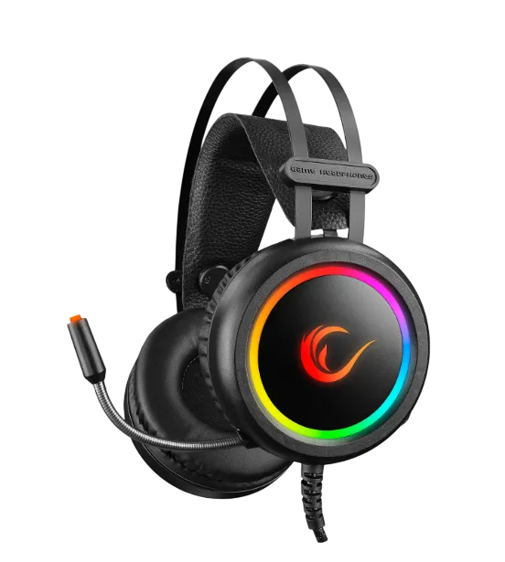 Gaming слушалки Gaming Headset Rampage Stormy Black USB
