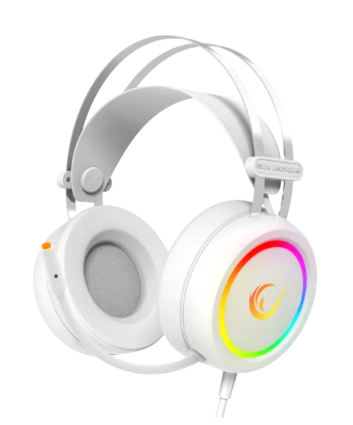 Gaming слушалки Gaming Headset Rampage Stormy White USB