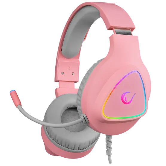 Gaming Headset Rampage M7 Moncher RGB USB 7.1 Pink
