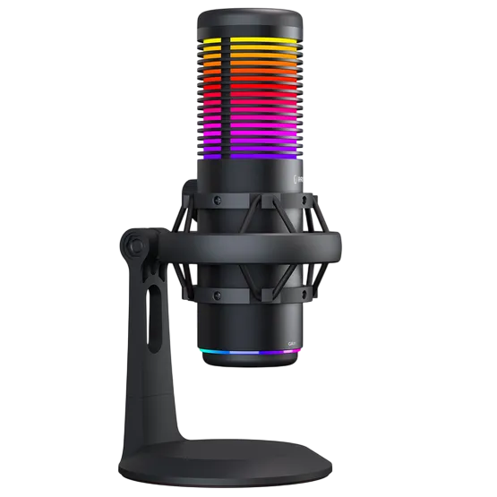 Gaming Microphone Rampage Bemol RGB w/Shock Mount and Pop Filter Black