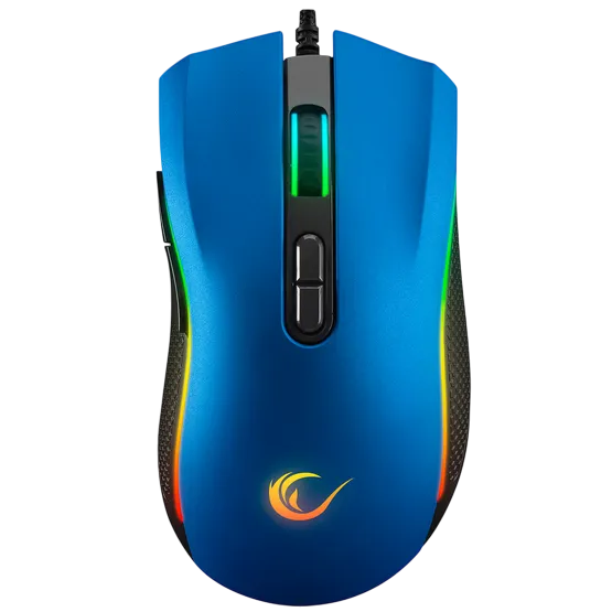 Gaming Mouse Rampage SMX-R44 V2 Macro 12800 DPI RGB Blue
