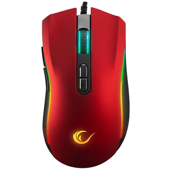 Gaming Mouse Rampage SMX-R44 V2 Macro 12800 DPI RGB Red