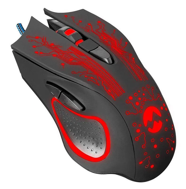Gaming Мouse EVEREST SM-790 Black 3200 DPI