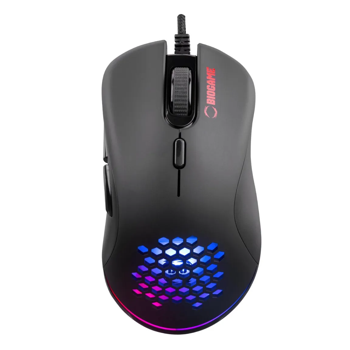 Gaming Мouse RAMPAGE/Biogame BM-GX20 RIPOSTE Usb RGB Lighted Macro 6400dpi Braided Wired Gaming Mouse