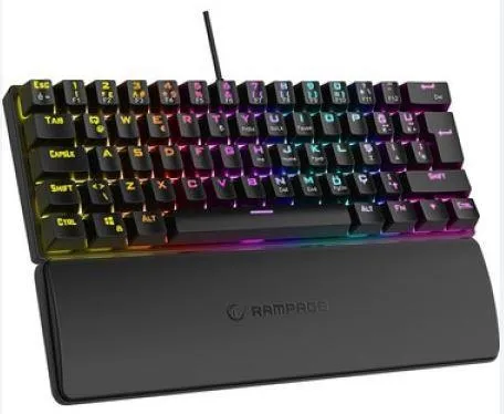 Gaming тастатура RAMPAGE PLOWER K60 BLK