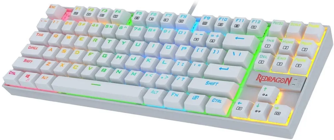 Gaming тастура REDRAGON Kumara K552W-RGB White