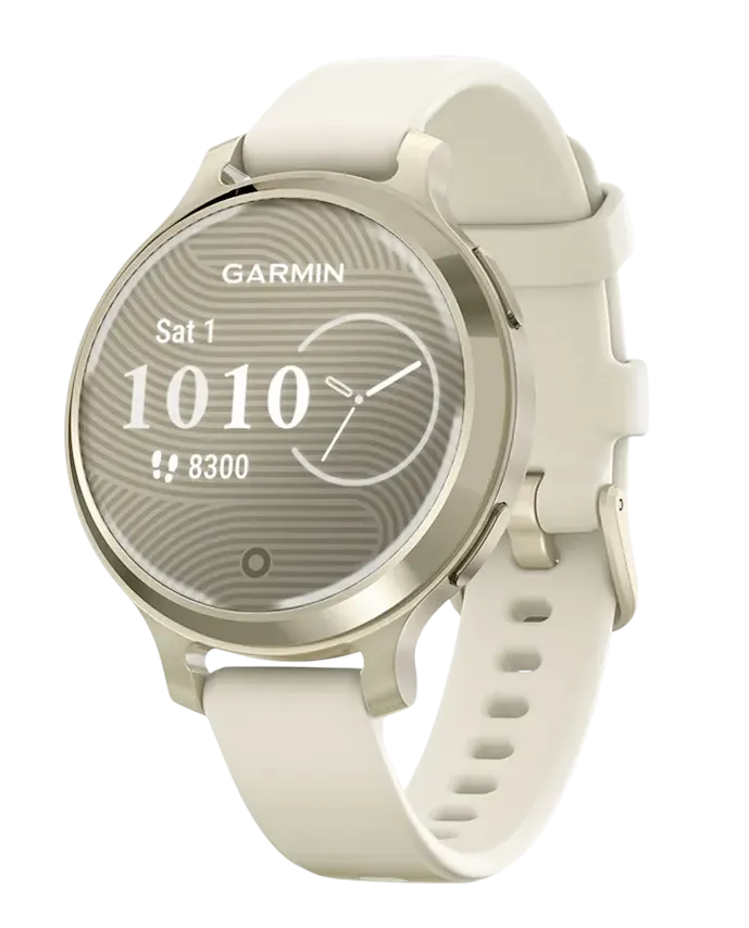 GARMIN Lily 2 Active Lunar Gold Bone Silicone Band