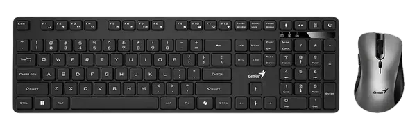GENIUS KM-8216S AI Copilot USB Wireless Silent Black