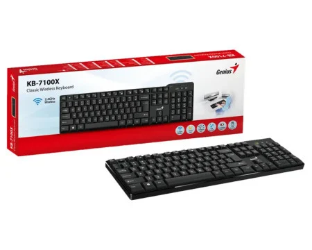 GENIUS Smart KB-7100X USB Wireless Black
