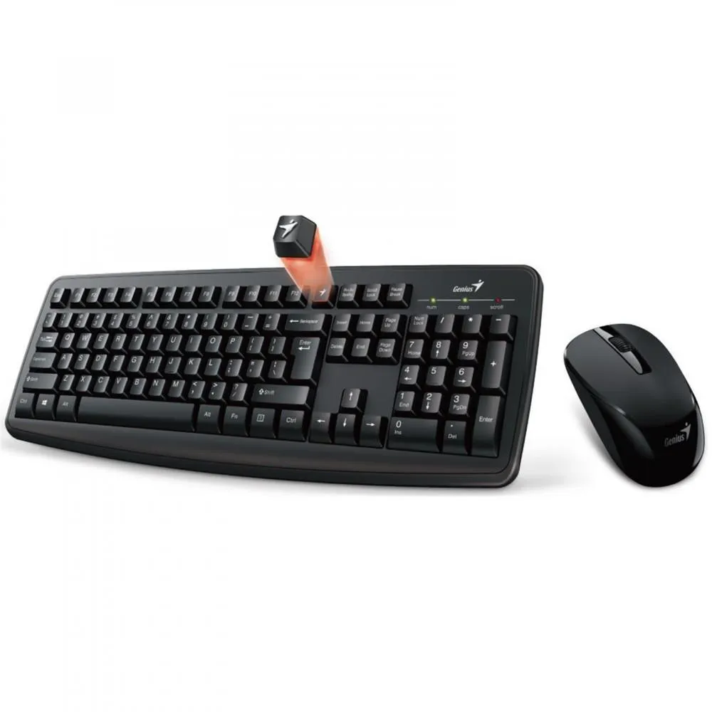 Тастатура GENIUS Smart KM-8100 Slimstar Wireless Black
