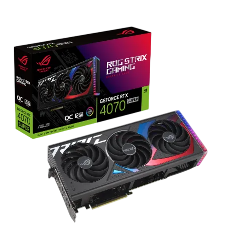 GPU ASUS ROG Strix GeForce RTX 4070 SUPER OC Edition 12GB GDDR6X 3xDP/2xHDMI (ROG-STRIX-RTX4070S-O12G-GAMING)