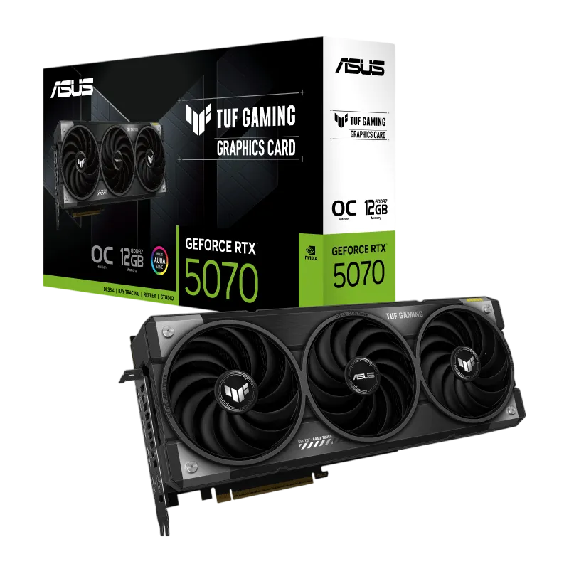 GPU ASUS TUF Gaming GeForce RTX 5070 OC Edition 12GB GDDR7 3xDP/2xHDMI (TUF-RTX5070-O12G-GAMING)