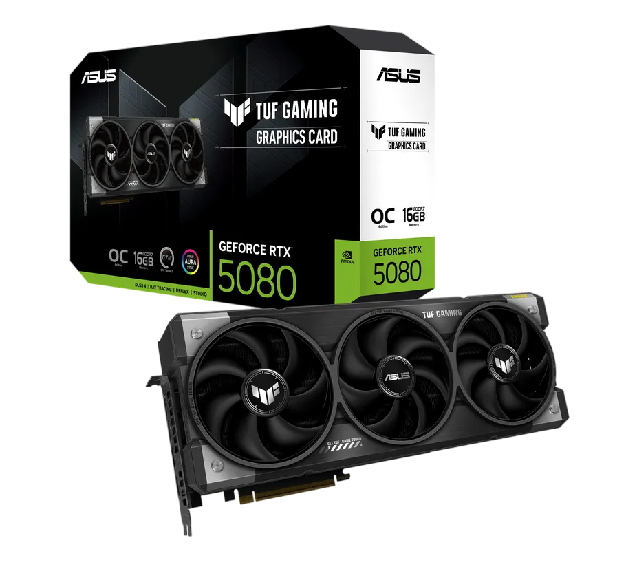 GPU ASUS TUF Gaming OC Edition GeForce RTX 5080 16GB GDDR7 3xDP/2xHDMI (TUF-RTX5080-O16G-GAMING)