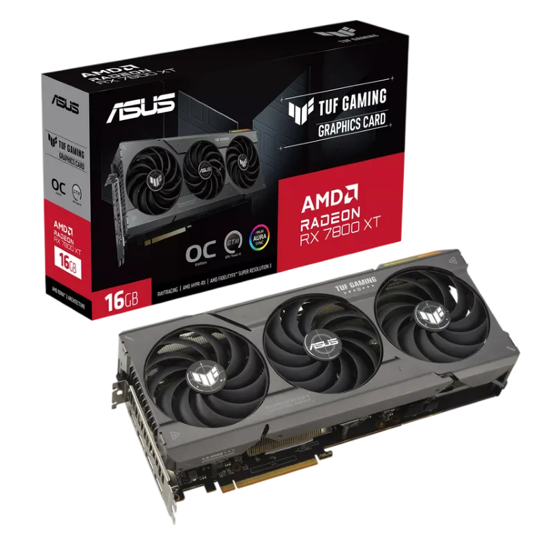 GPU ASUS TUF GAMING Radeon RX 7800 XT OC EDITION 16GB GDDR6 3xDP/HDMI (TUF-RX7800XT-O16G-GAMING)