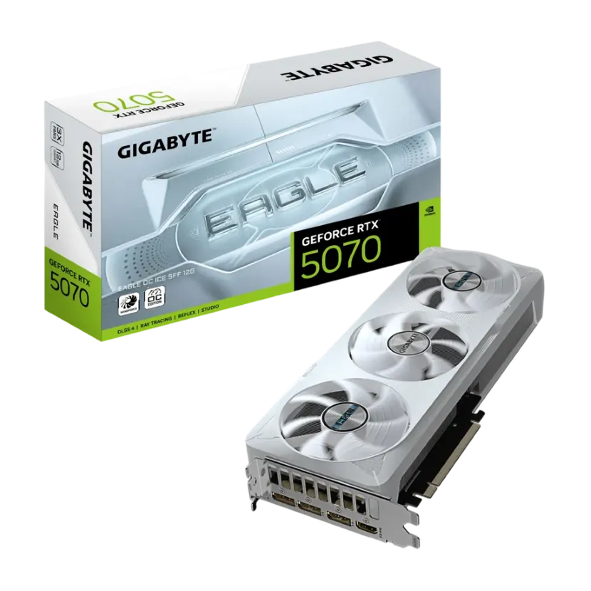GPU Gigabyte RTX 5070 Eagle OC ICE SFF 3 Fan 12GB GDDR7 3xDP/HDMI