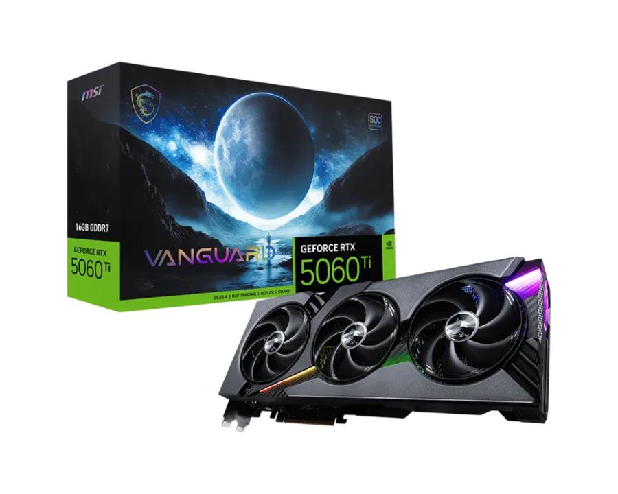 GPU MSI RTX 5060 Ti Vanguard SOC 16GB GDDR7 HDMI/3xDP