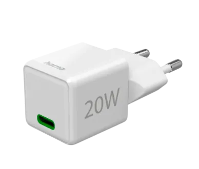 HAMA Power Adapter 20W USB-C Super Mini Wall Charger (201980)