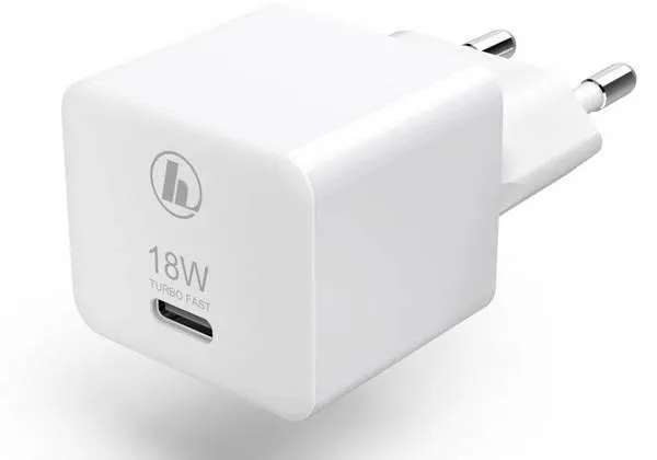 Адаптер HAMA USB-C, PD/QC, 18W White