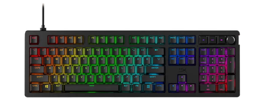 HyperX Alloy Rise - Mechanical Red Switch Black