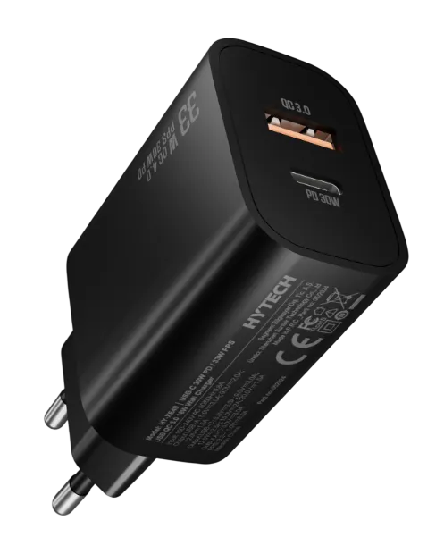Полнач Hytech HY-XE49 Type-C USB-A 30W PD / 33W PPS USB QC 3.0 18W