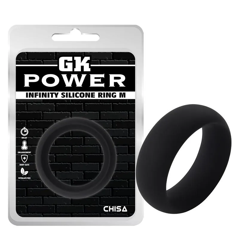 Силиконски прстен за пенис Infinity Silicone Ring M