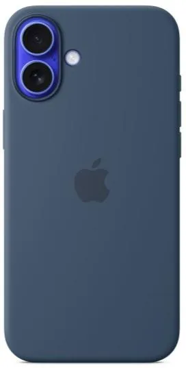 iPhone 16 Plus Silicone Case with MagSafe - Denim