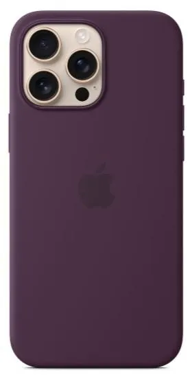 iPhone 16 Pro Max Silicone Case with MagSafe - Plum