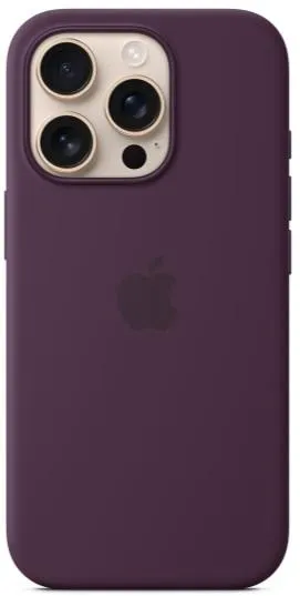 iPhone 16 Pro Silicone Case with MagSafe - Plum myym3zm/a