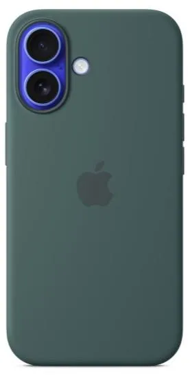 iPhone 16 Silicone Case with MagSafe - Lake Green