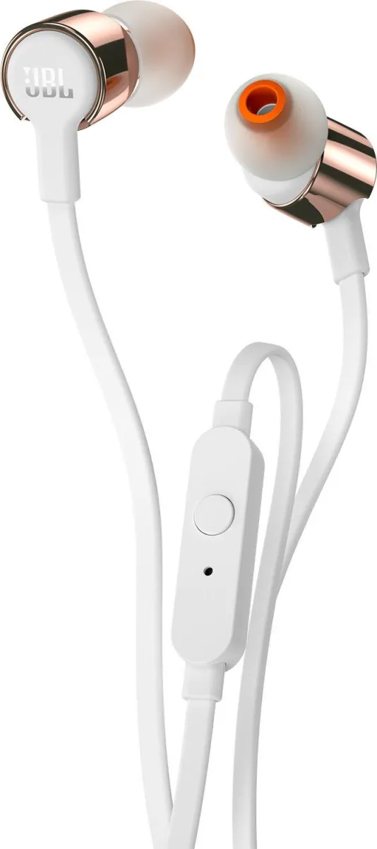 Слушалки JBL T210 RGD, розе златни