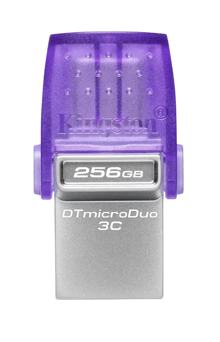 KINGSTON 256GB DataTraveler microDuo 3C 200MB/s dual USB-A + USB-C