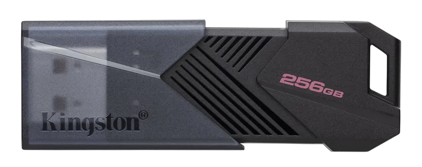 KINGSTON 256GB Portable USB 3.2 Gen 1 DataTraveler Exodia Onyx