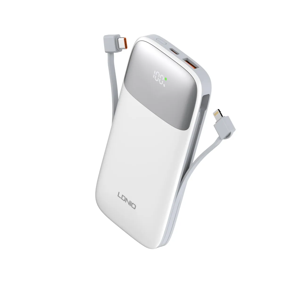 LDNIO 10000mAh/37Wh (22.5W max power) 20cm Type-C cable (PQ19)