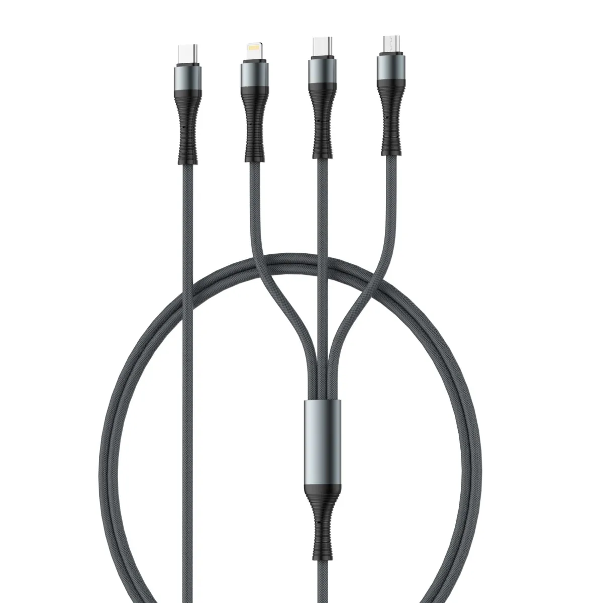 LDNIO 100W 3in1, Type-C / Micro USB / Lightning, 1.2m (LC94c)