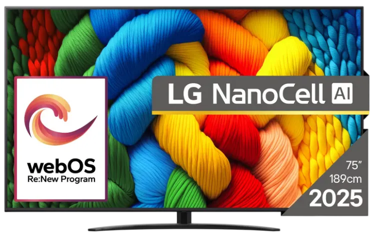 LG 75 NANO 81A3A