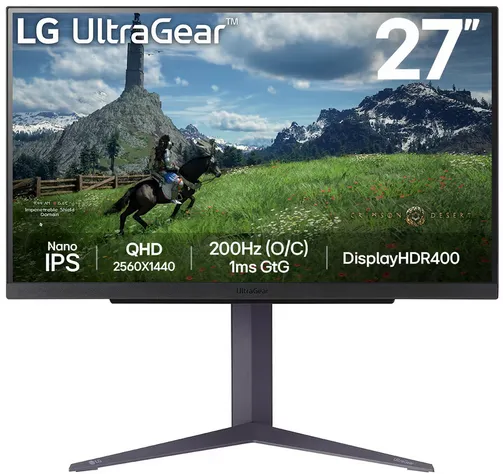 LG GAMING 27" 27GS85Q-B QHD Nano HAS 200Hz