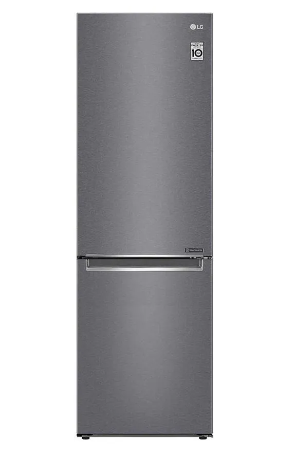 Комбиниран фрижидер LG GBP31DSLZN, 341L(234/107), E, 186 cm