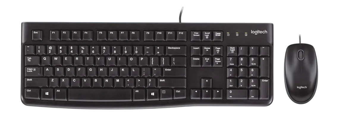 Logitech MK120 Wired Black