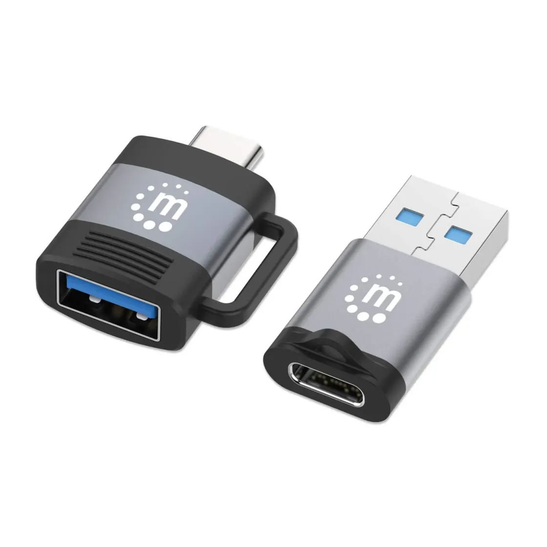 MANHATTAN 2-Piece Set: USB-C to USB-A & USB-A to USB-C 356329