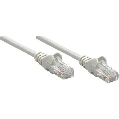 Мрежен кабел MANHATTAN Cat5e, U/UTP, RJ45-M/M, 1m, сив 318921