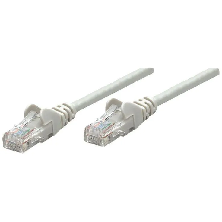 Мрежен кабел MANHATTAN Cat5e, U/UTP, RJ45 M/M, 7.5m, сив 319867
