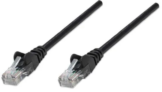 Мрежен кабел MANHATTAN Cat6e CCA, U/UTP, PVC, 15 m, Black 342100