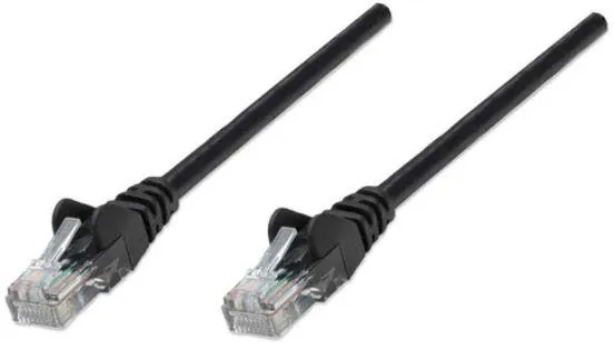 Мрежен кабел MANHATTAN Cat6e CCA, U/UTP, PVC, 7.5 m, Black 342094
