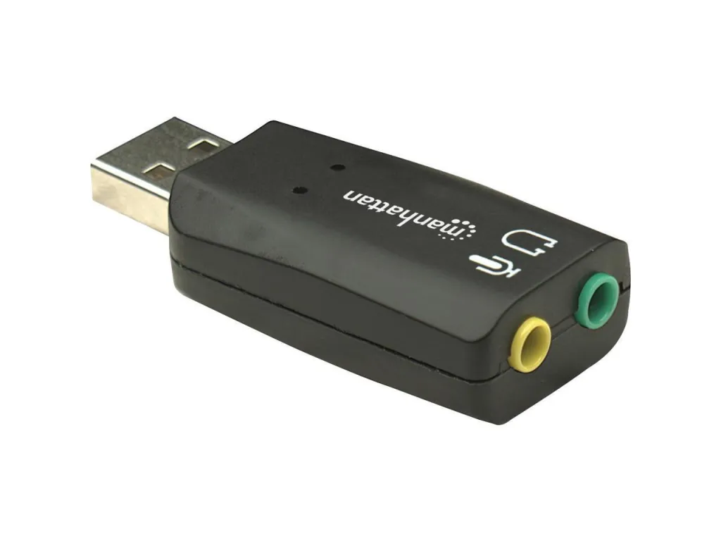 Адаптер MANHATTAN Hi-Speed USB 3-D Sound