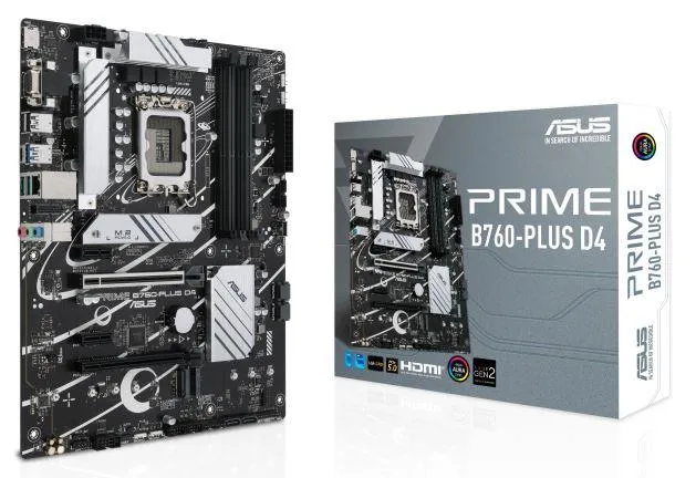 MB ASUS Prime B760-Plus D4 LGA1700 D4 ATX DDR4 5066MHz 3xM.2 2.5Gb LAN Type-C DP/HDMI/VGA