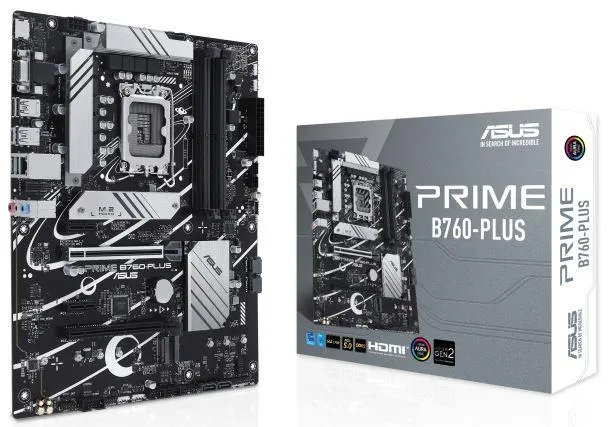 MB ASUS Prime B760-Plus LGA1700 ATX DDR5 7200+MHz 3xM.2 2.5Gb LAN Type-C DP/HDMI/VGA