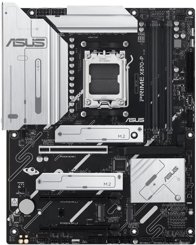 MB ASUS Prime X870-P AM5 ATX DDR5 8000+ MHz 4xM.2 2.5Gb LAN 2xType-C HDMI