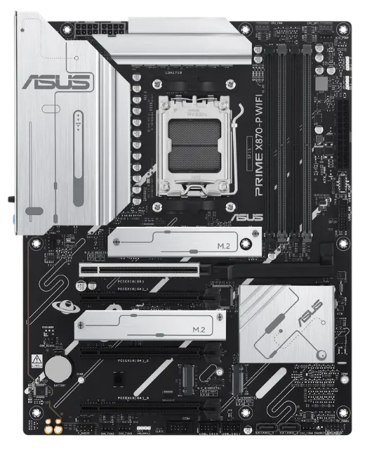 MB ASUS Prime X870-P Wi-Fi ATX DDR5 8000+MHz 4xM.2 2.5Gb LAN 2x Type-C DP/Type-C/HDMI